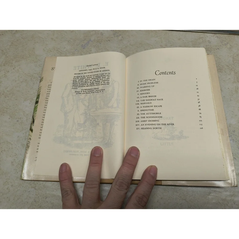Antique Book Stuart Little by E.B. White 1945‎